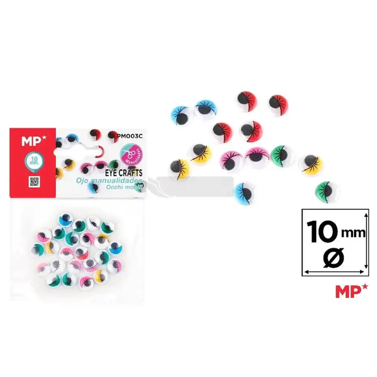Нүд хөдөлдөг DIY 10мм